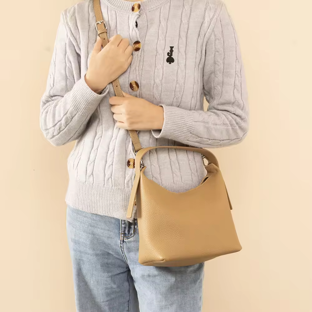 Famous Brands Designer Genuine Leather Hand Bags Ladies Luxury Handbags for Women