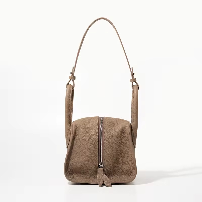 Fashion Simple Genuine Leather Women Shoulder Bag Unique Retro Real Leather Women Handbag