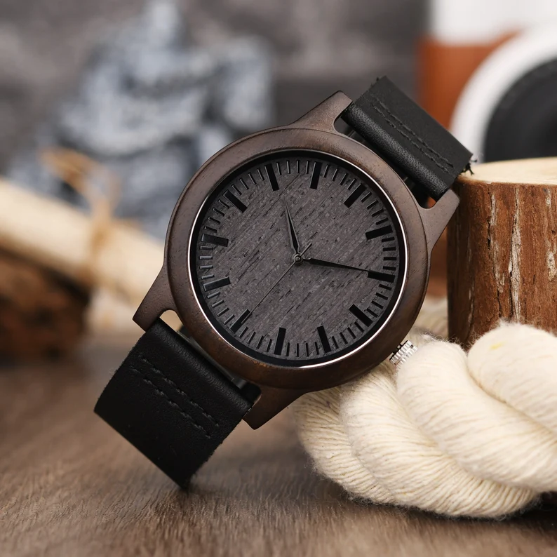 Wood Watch for Men, Custom Wood Watch, Personalized Wood Watch, Birthday Gift for Him, Christmas Gift for Dad Husband